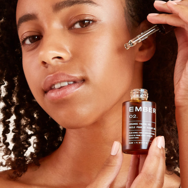 Five cold-pressed, organic facial oils from two synergistic plant oils, amplified formulations that are greater than the sum of their parts. 