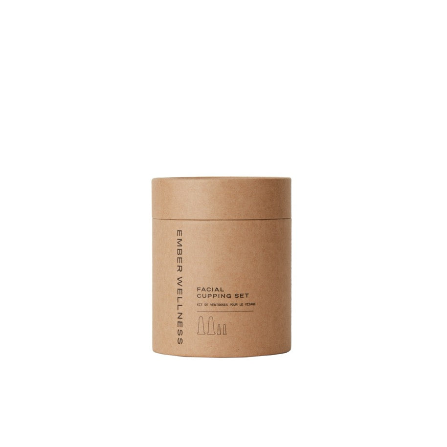 Brown container with 'Ember Wellness' branding on a white background