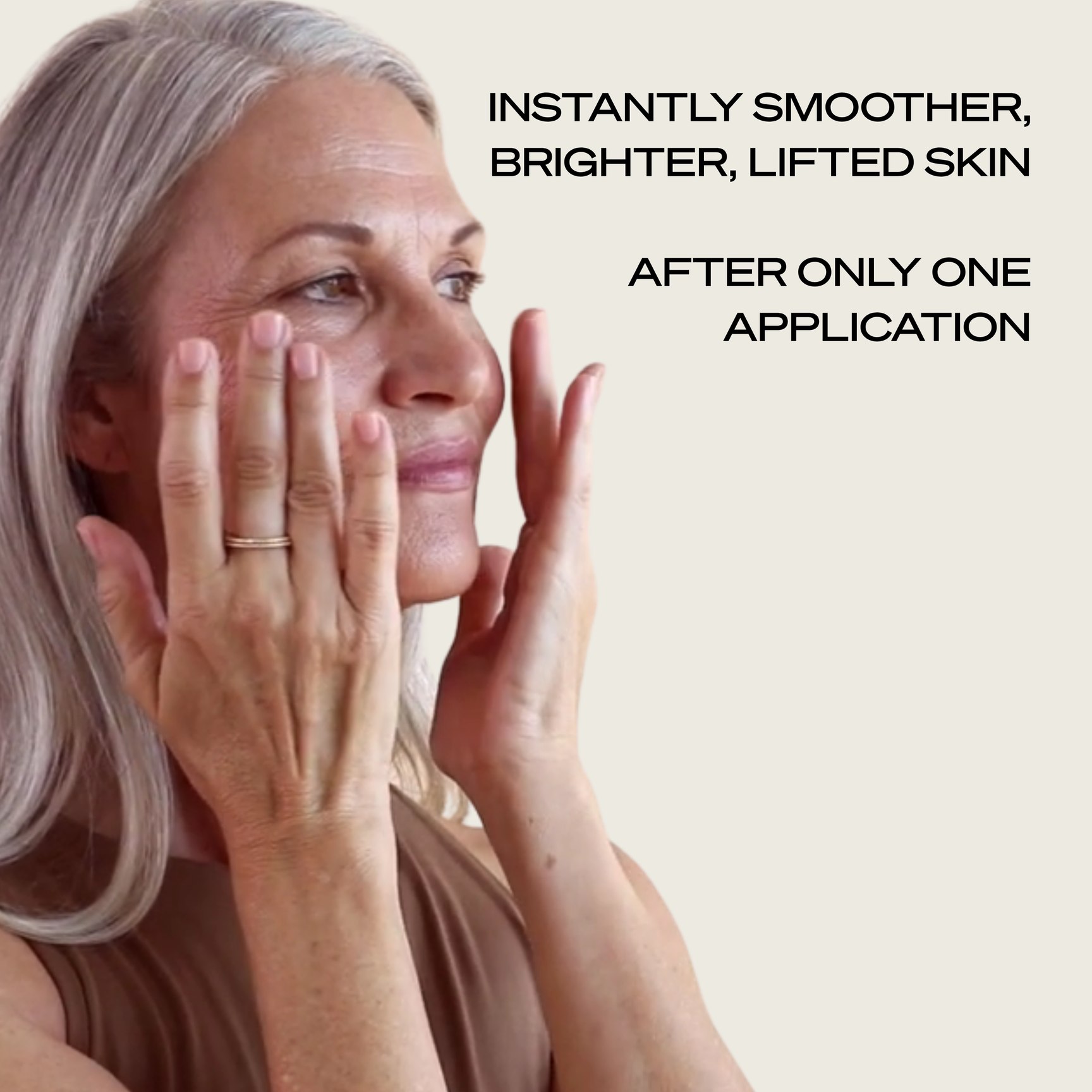 Serum Bar shaped like a gua sha tool